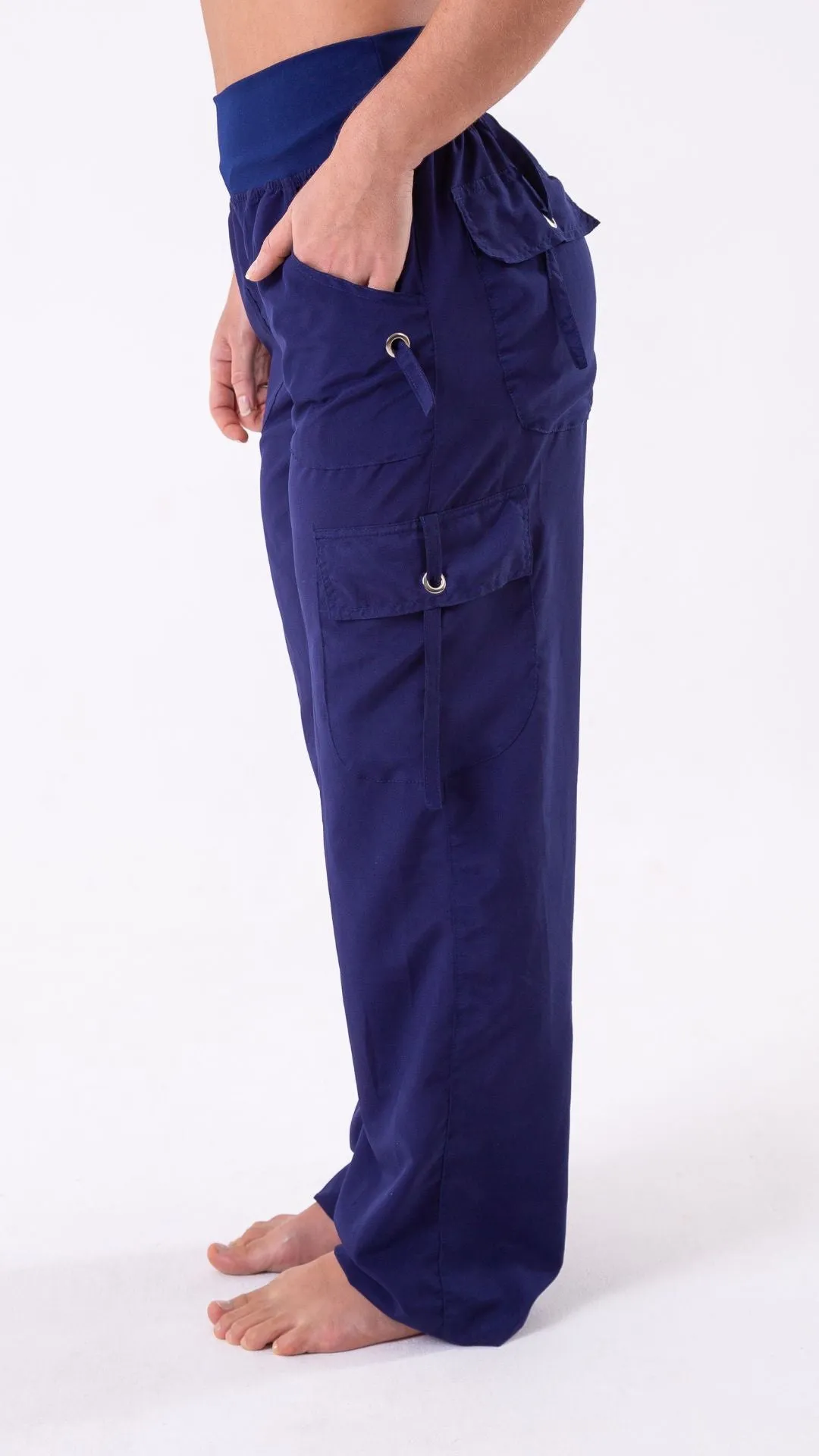 Navy Lis Cargo Pant