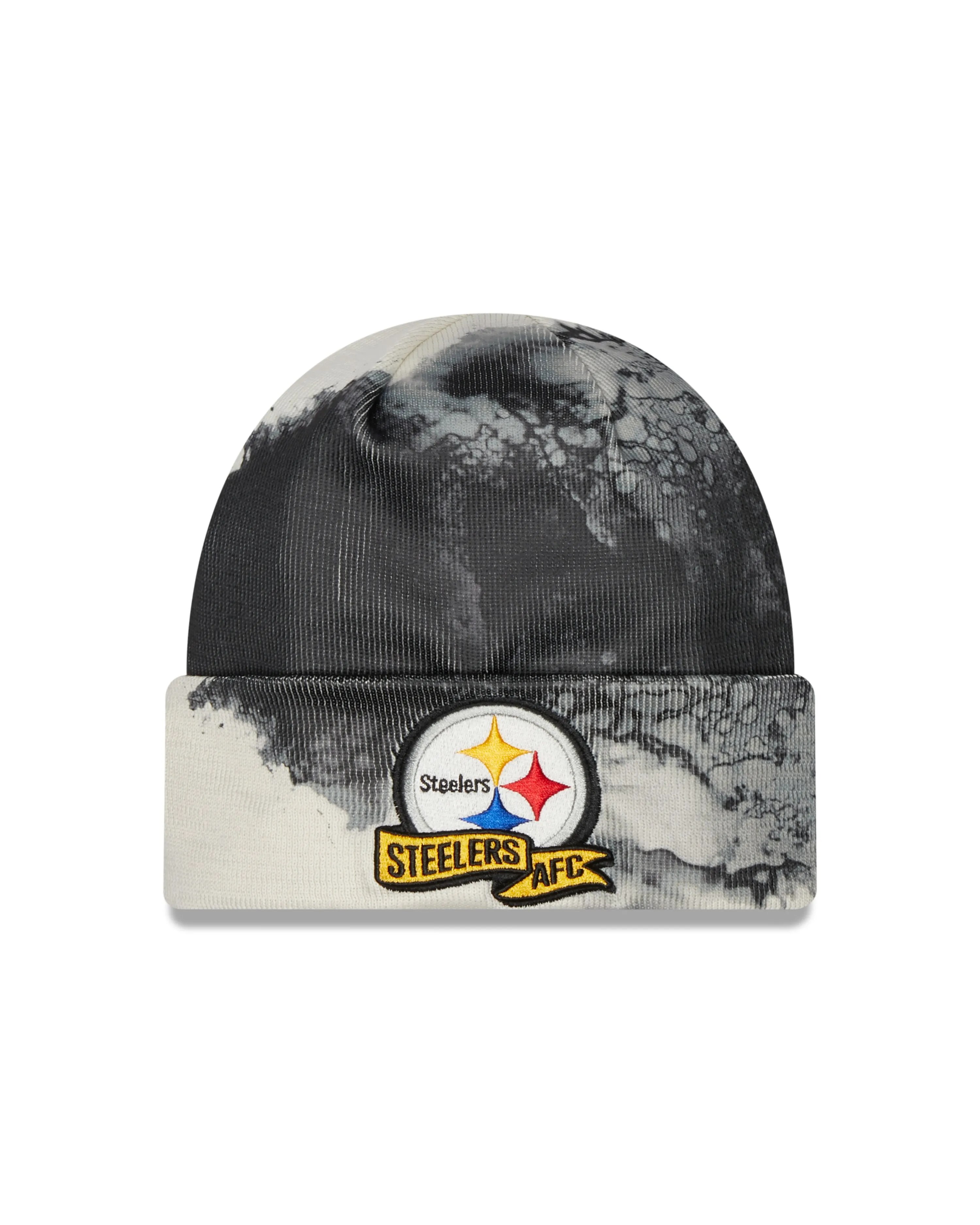 New Era NFL Men's Pittsburgh Steelers 2022 Sideline Ink Knit Beanie One Size