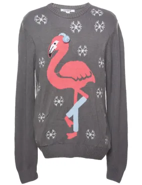 Nordic Swan Christmas Jumper - L