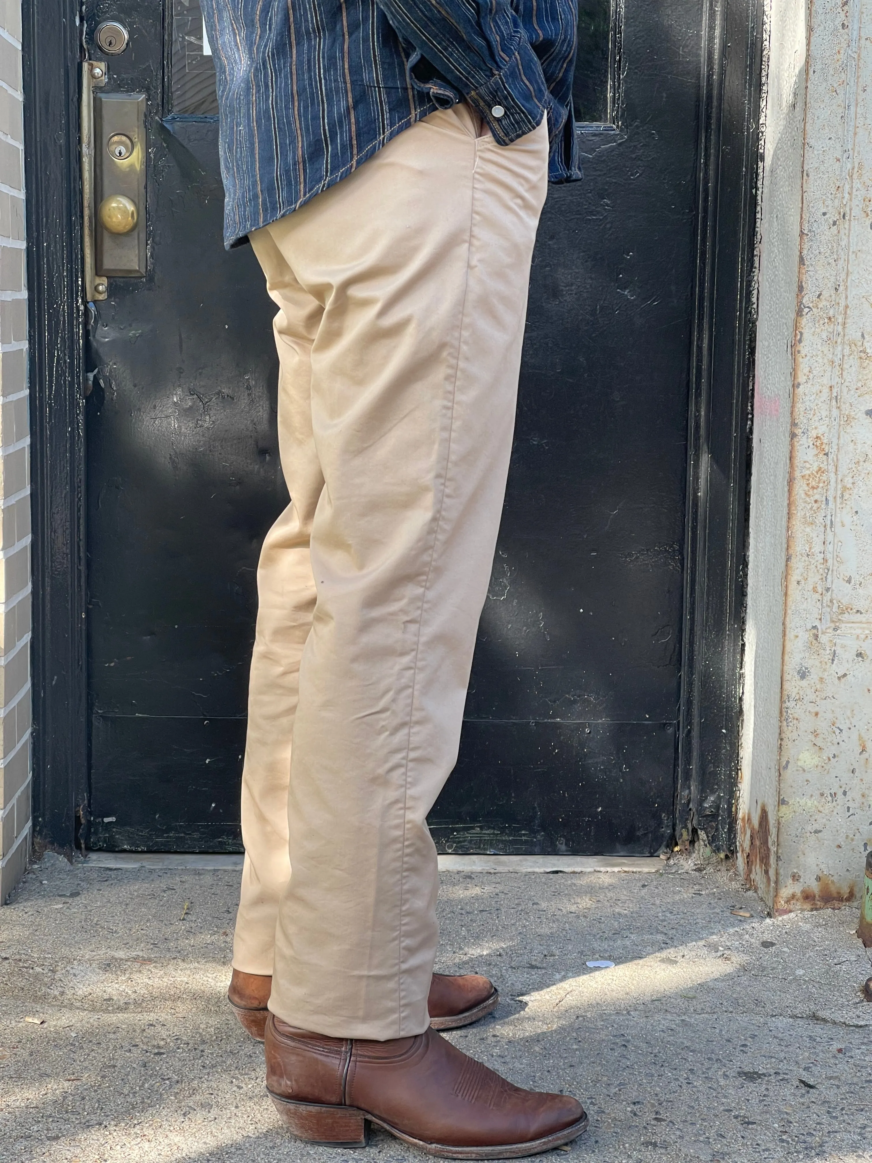 Olive Japanese Solotex poly/cotton twill Work Uniform Chino