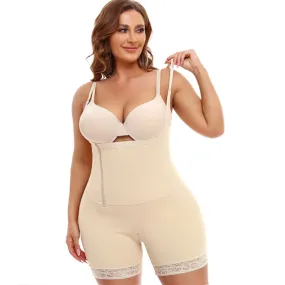 One-piece Waist And Hip Lift Plus Size Shapewear