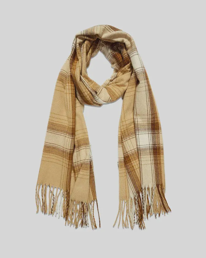 Oxford Scarf Plaid Camel