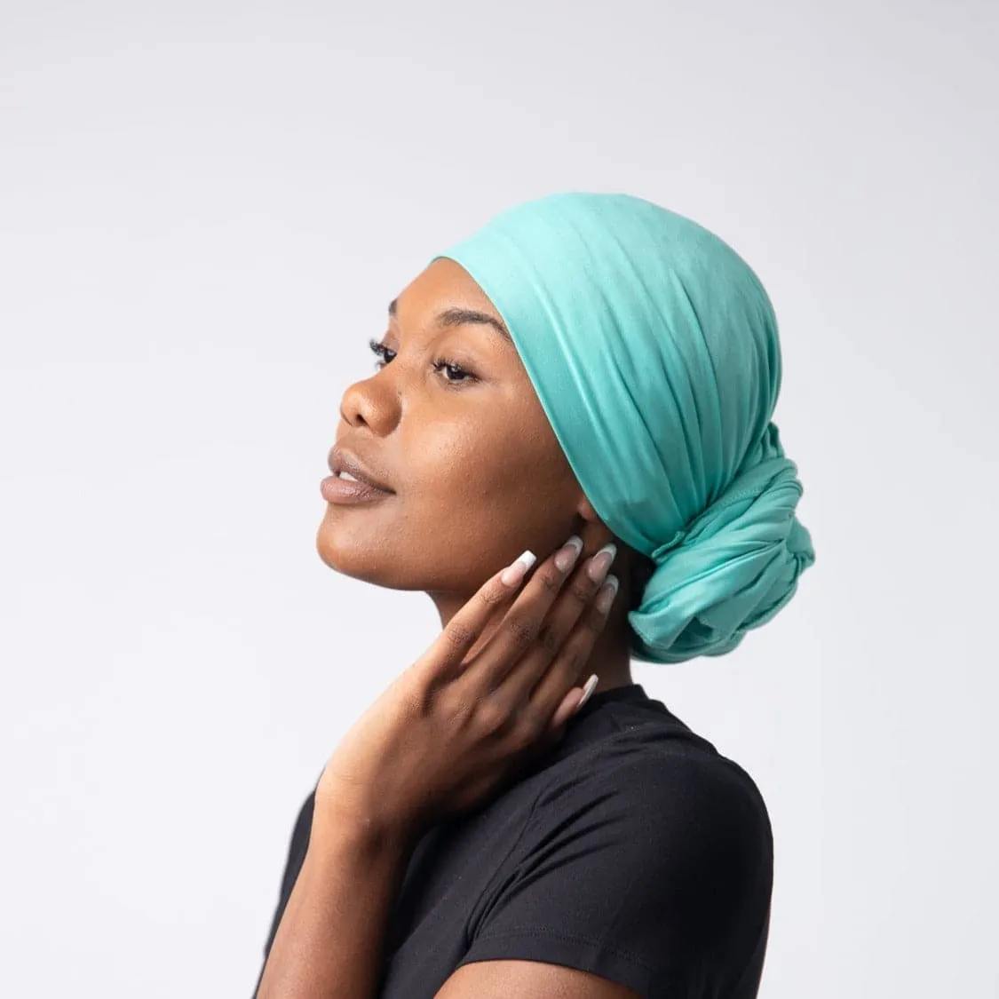 Patina Ocean Milk Silk Versatile Headwrap