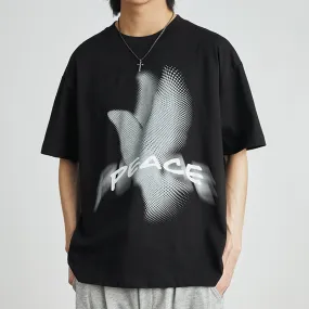 PEACE DOVE WITH EMBOSSED PHANTOM SHIRTS