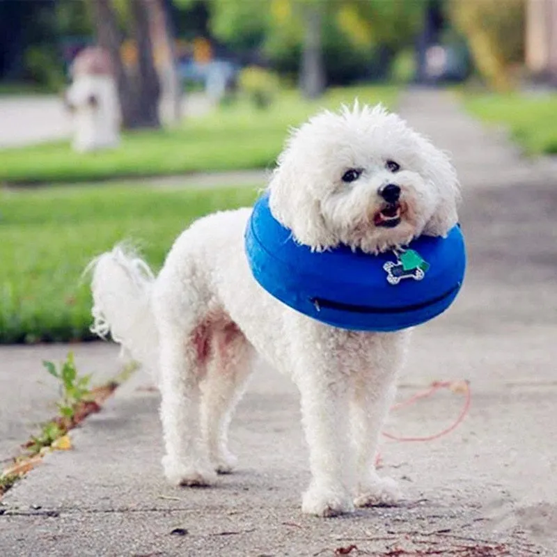 Pet Dog Collar Inflatable Anti-Bite Recovery Neck Protector Surgery Cone