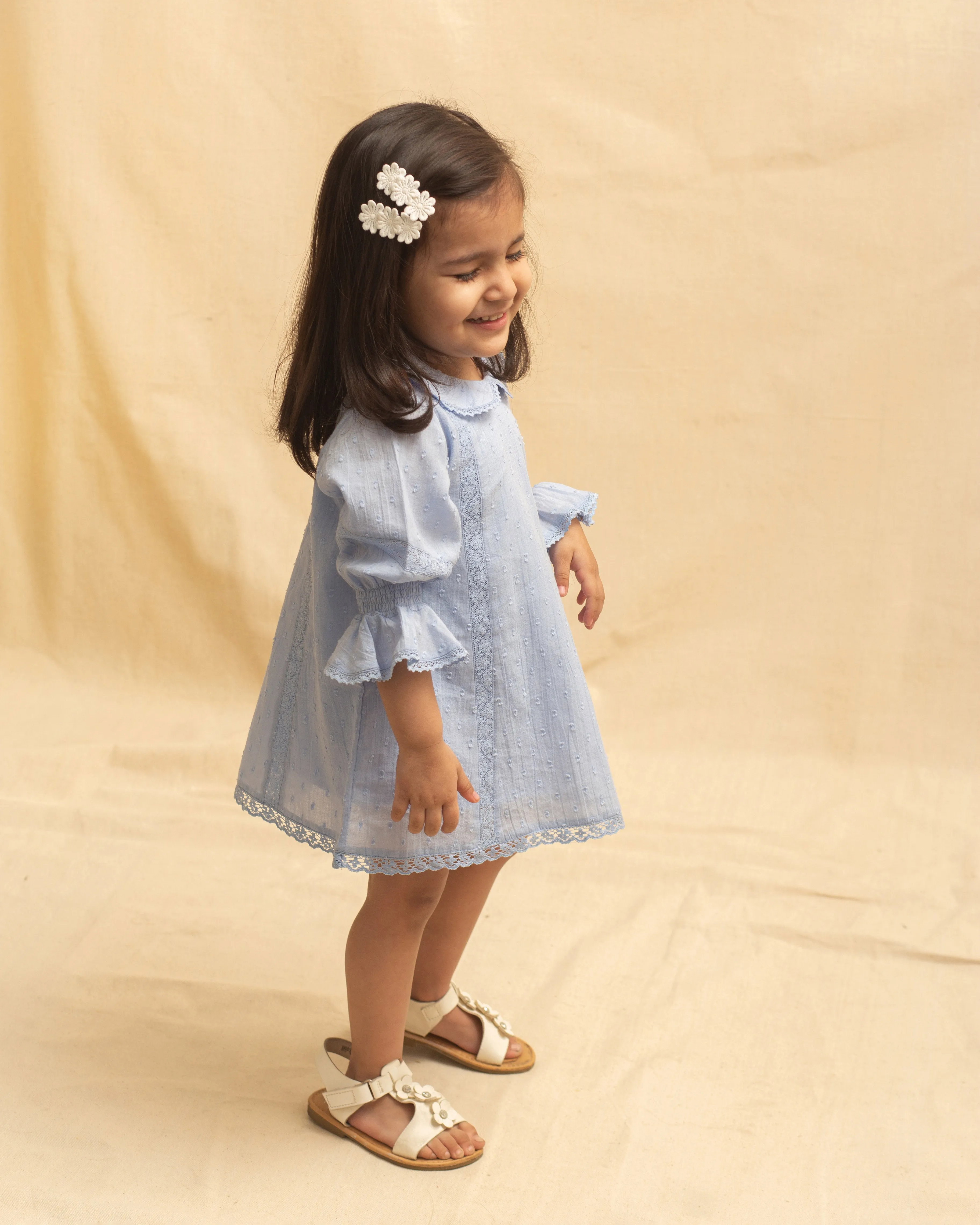 Peter Pan Organic - Baby Blue Dress