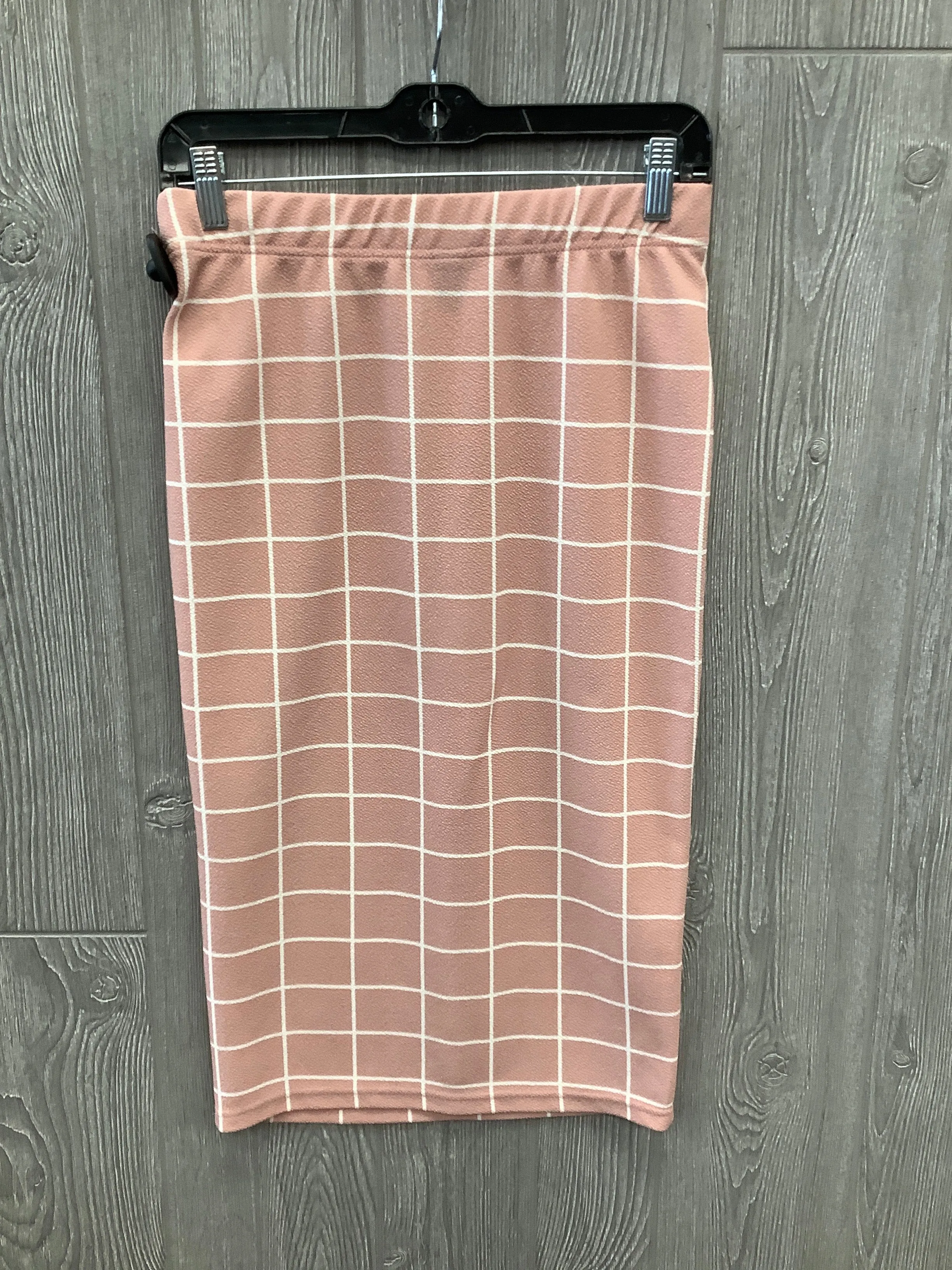 Pink Skirt Midi Shein, Size 12