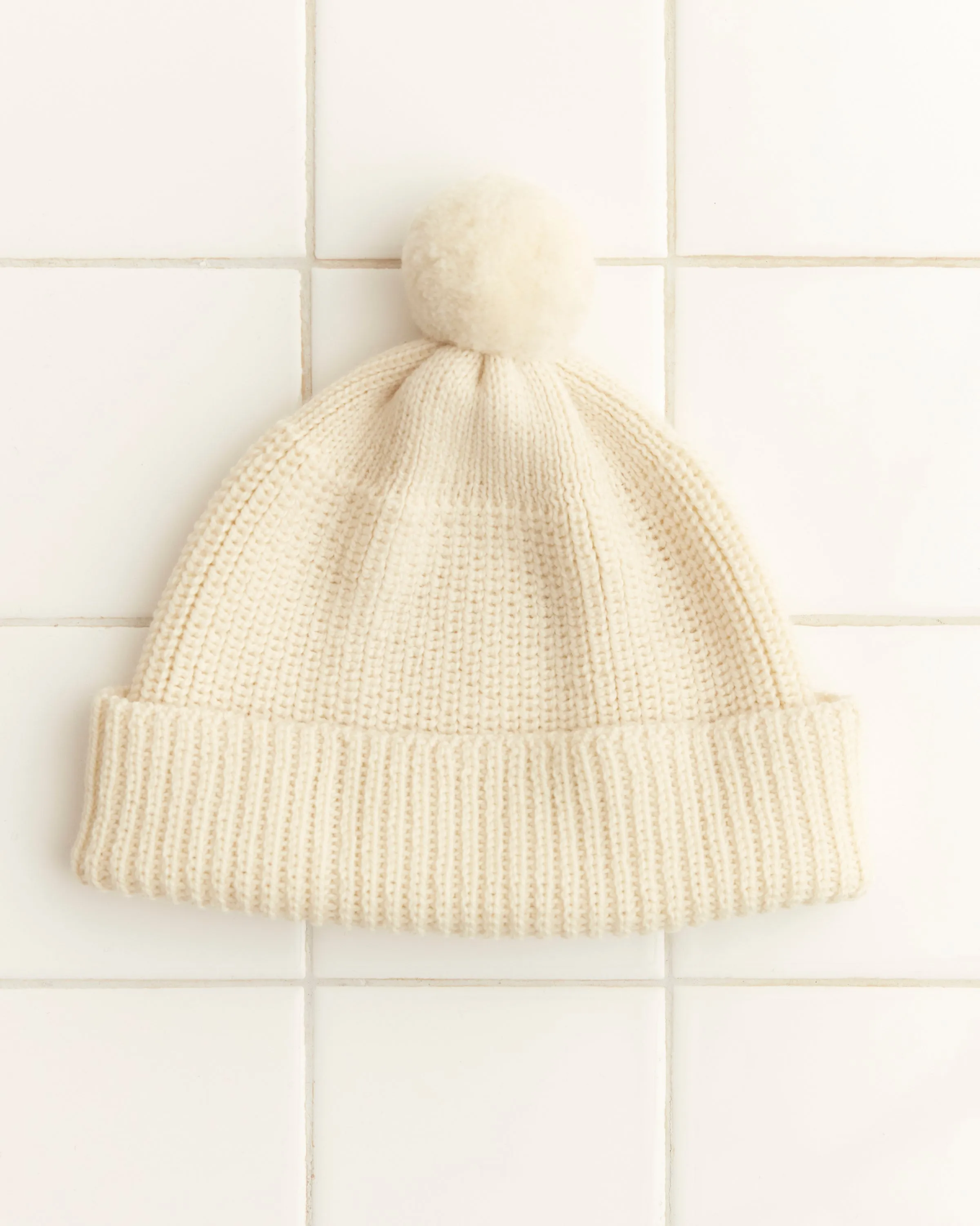 Pom Hat - Cream