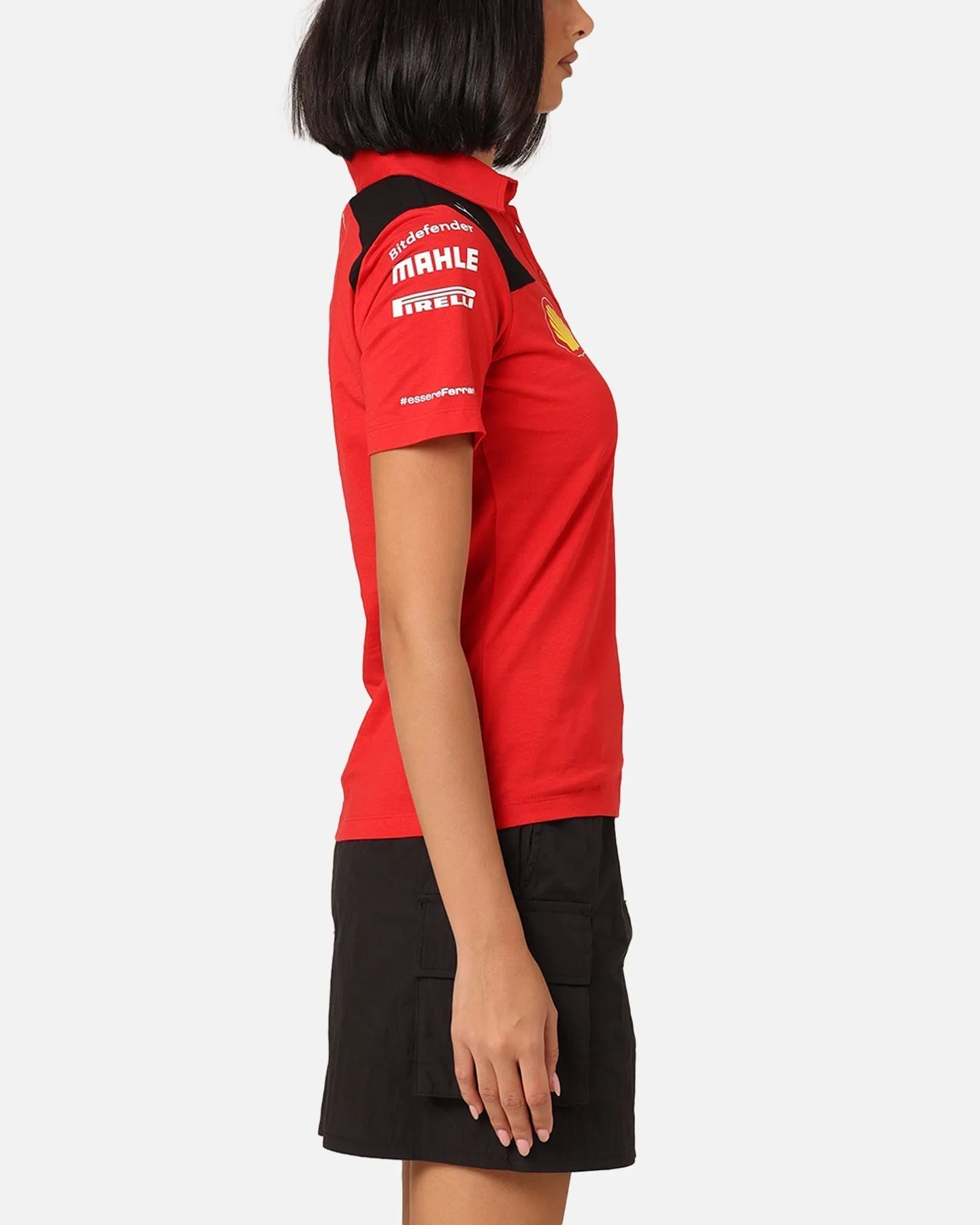 Puma X Scuderia Ferrari Women's Team Polo Shirt Rosso Corsa