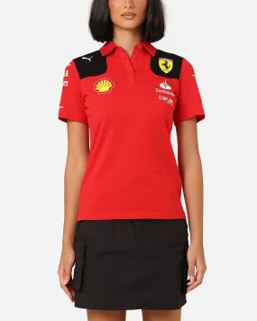 Puma X Scuderia Ferrari Women's Team Polo Shirt Rosso Corsa