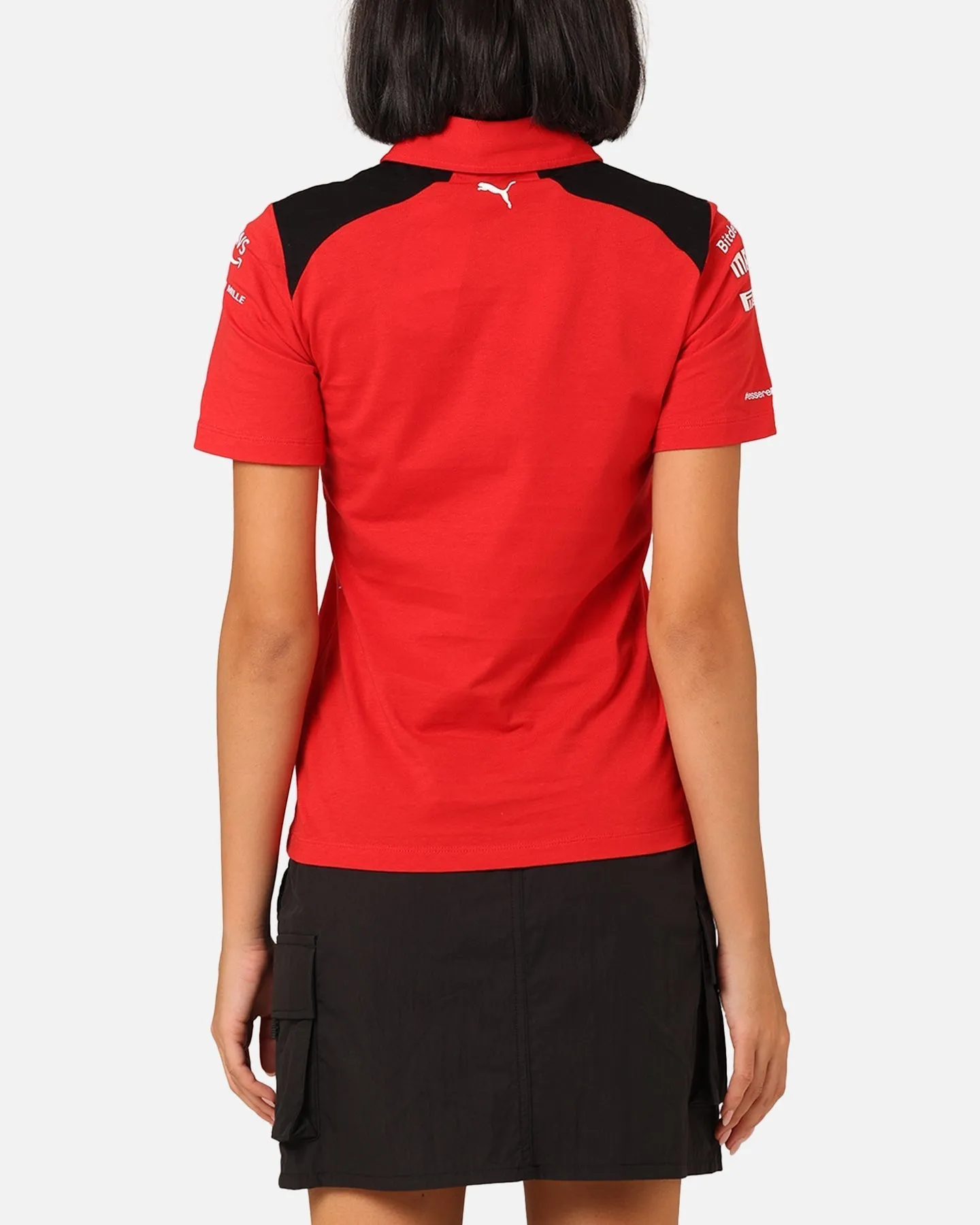 Puma X Scuderia Ferrari Women's Team Polo Shirt Rosso Corsa