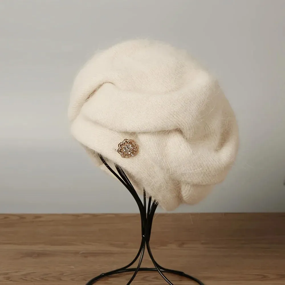 Rabbit Fur Large Circumference Fashion Versatile Hat