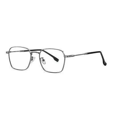 Ralferty Unisex Full Rim Irregular Square Alloy Eyeglasses D220