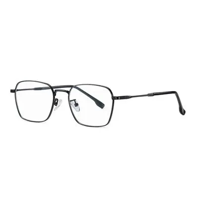 Ralferty Unisex Full Rim Irregular Square Alloy Eyeglasses D220