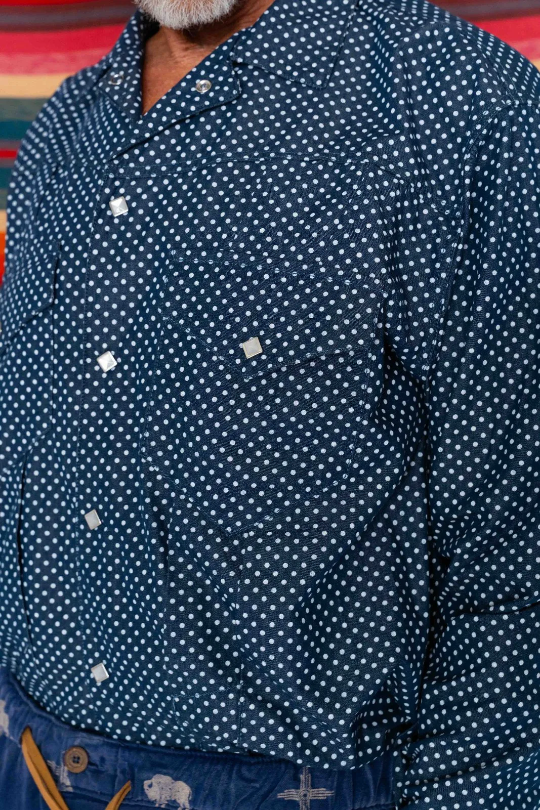 Roger's Shirt Denim Dots