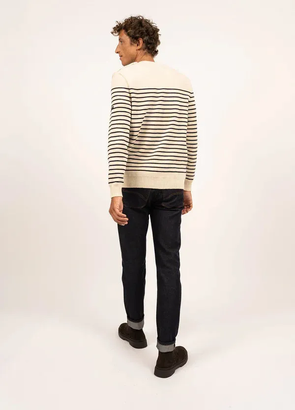 Saint James Binic striped sailor jumper Mens