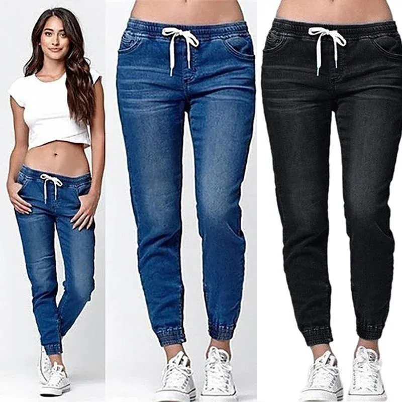 SeasonPrestige Women High Waist Jeans All season Pencil Pants