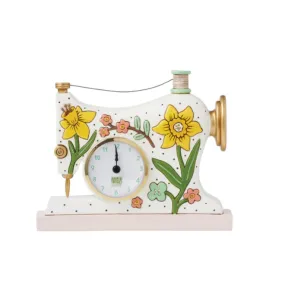 Sew Happy Desk Clock