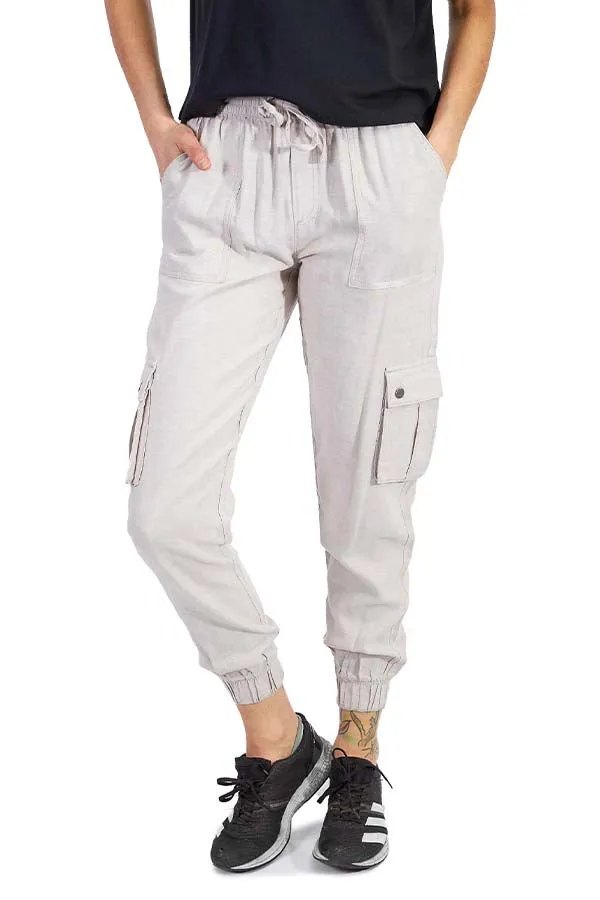 Silver Charlotte Cargo Joggers