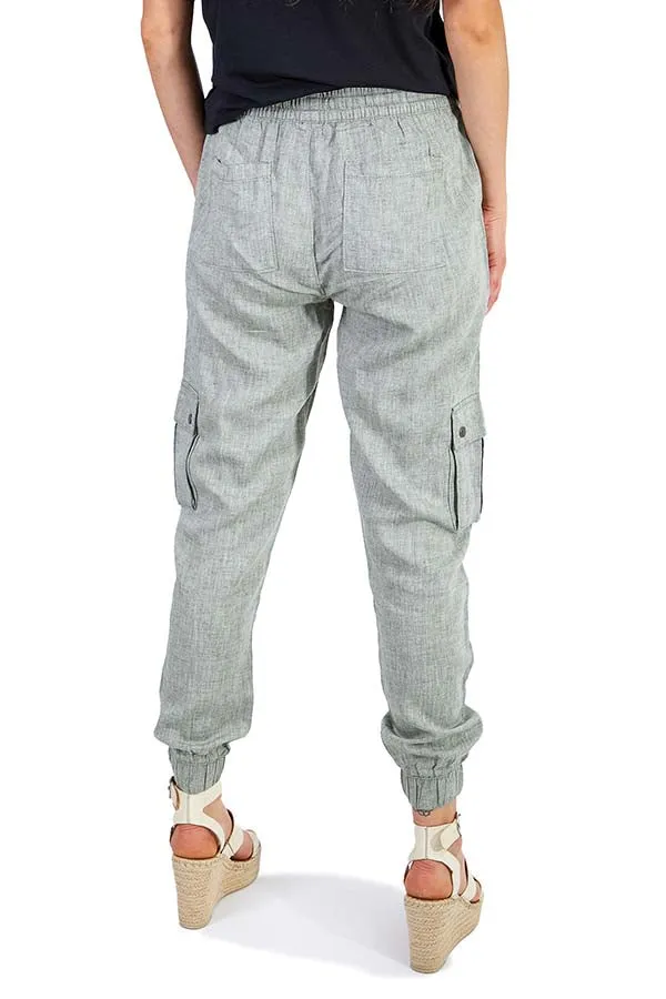 Silver Charlotte Cargo Joggers