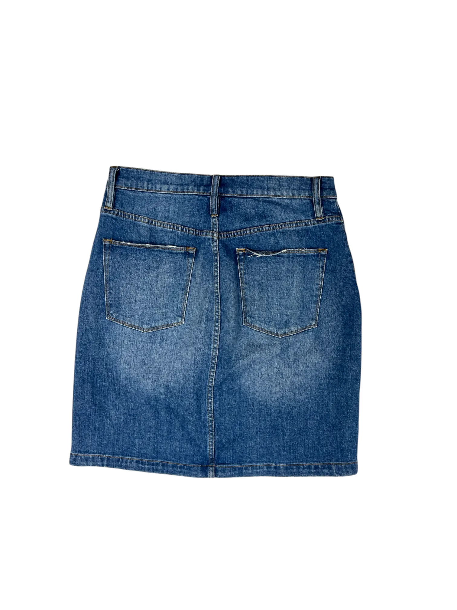 Skirt Midi By J. Crew In Blue Denim, Size: 8