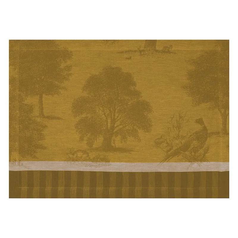 Souveraine Gold Placemats by Le Jacquard Francais