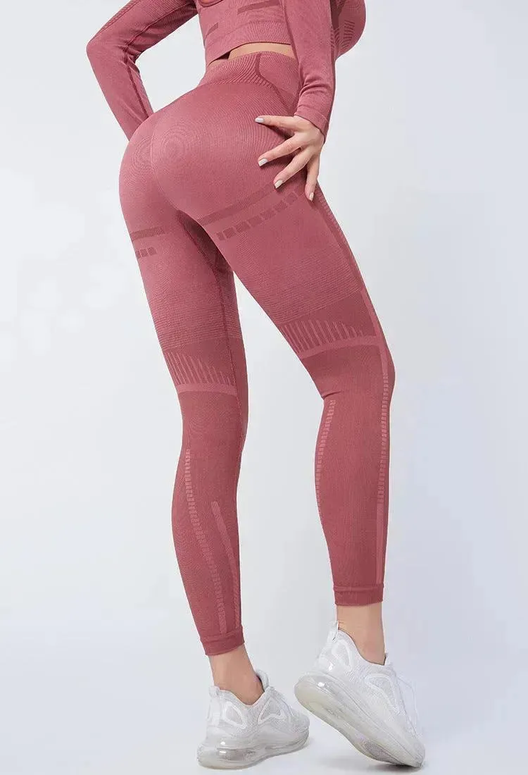 Sports yoga gym pants high waist