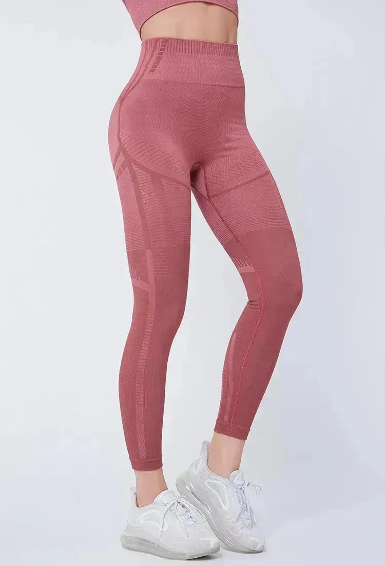 Sports yoga gym pants high waist