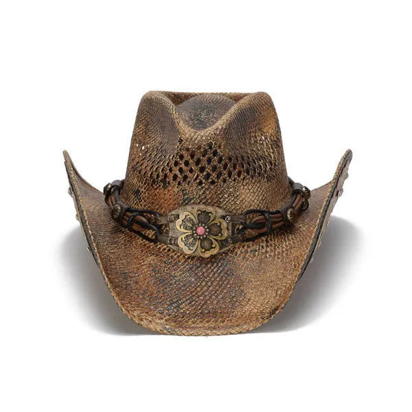 Stampede Hats - Flowers and Rhinestone Cowboy Hat