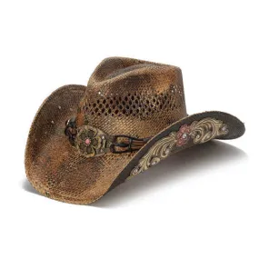 Stampede Hats - Flowers and Rhinestone Cowboy Hat