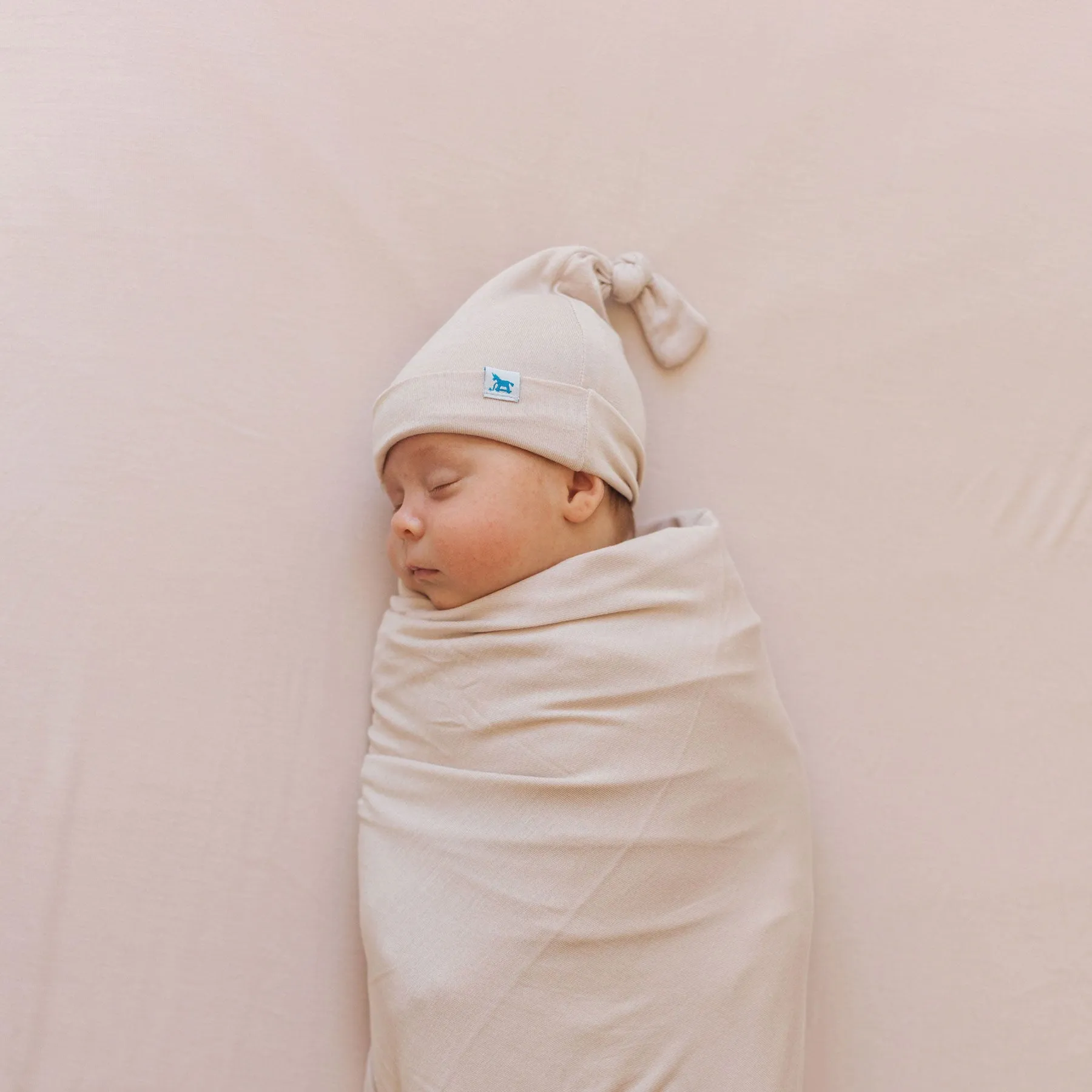 Stretch Knit Swaddle and Hat Set