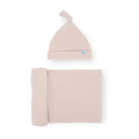 Stretch Knit Swaddle and Hat Set