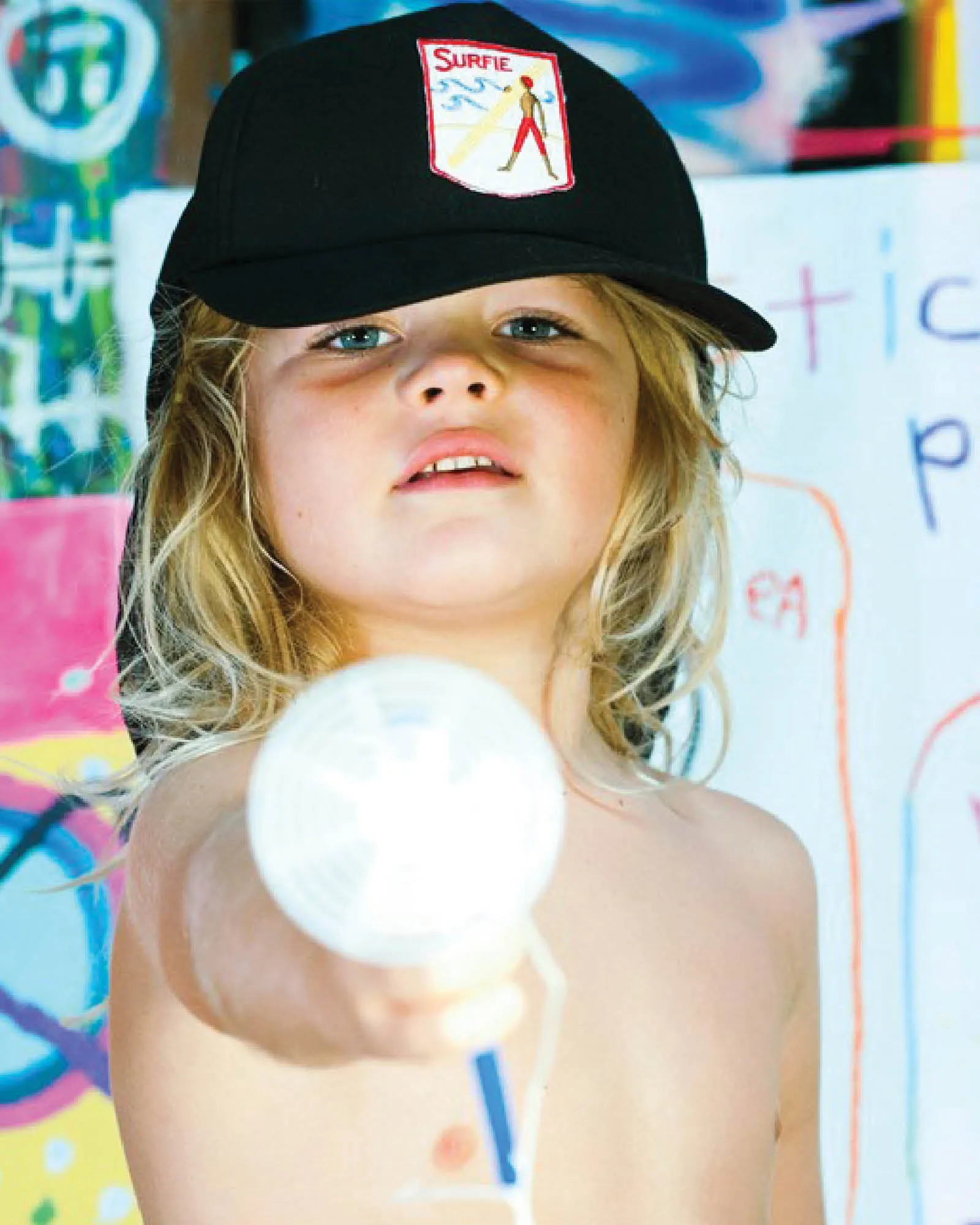 The Surf Stash Cap Kids - Black