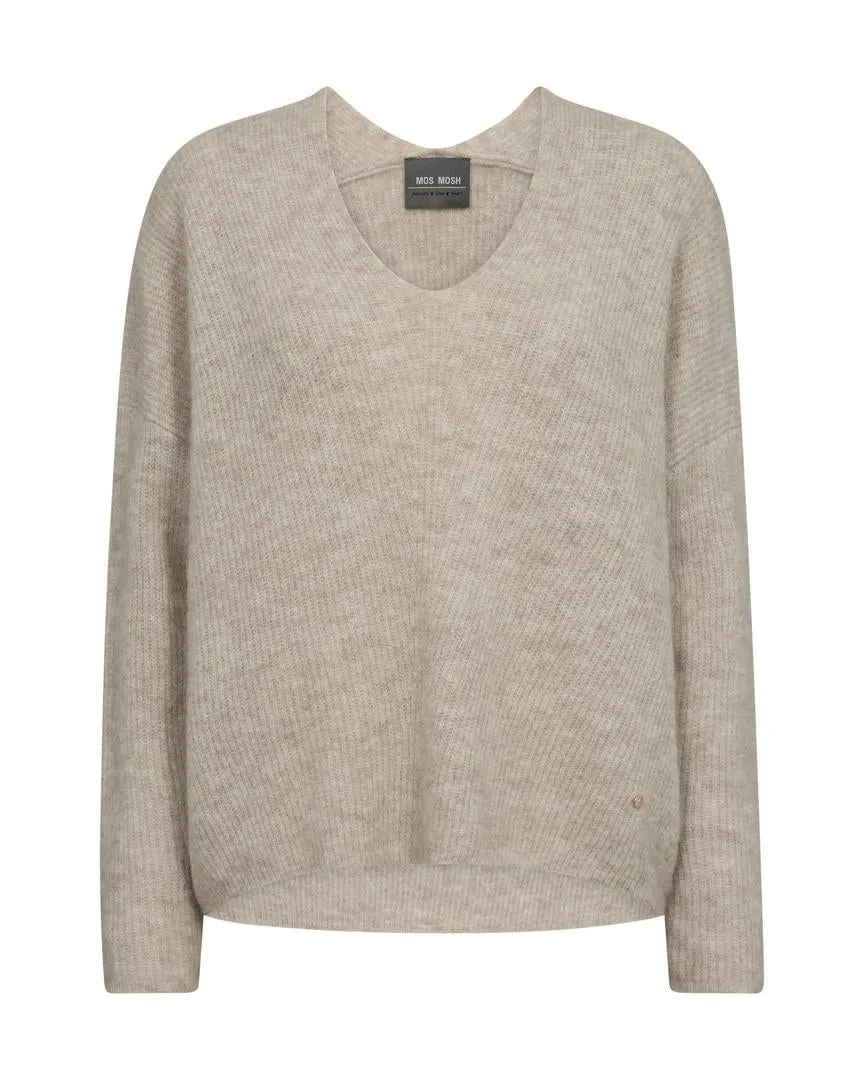 Thora knit in feather grey