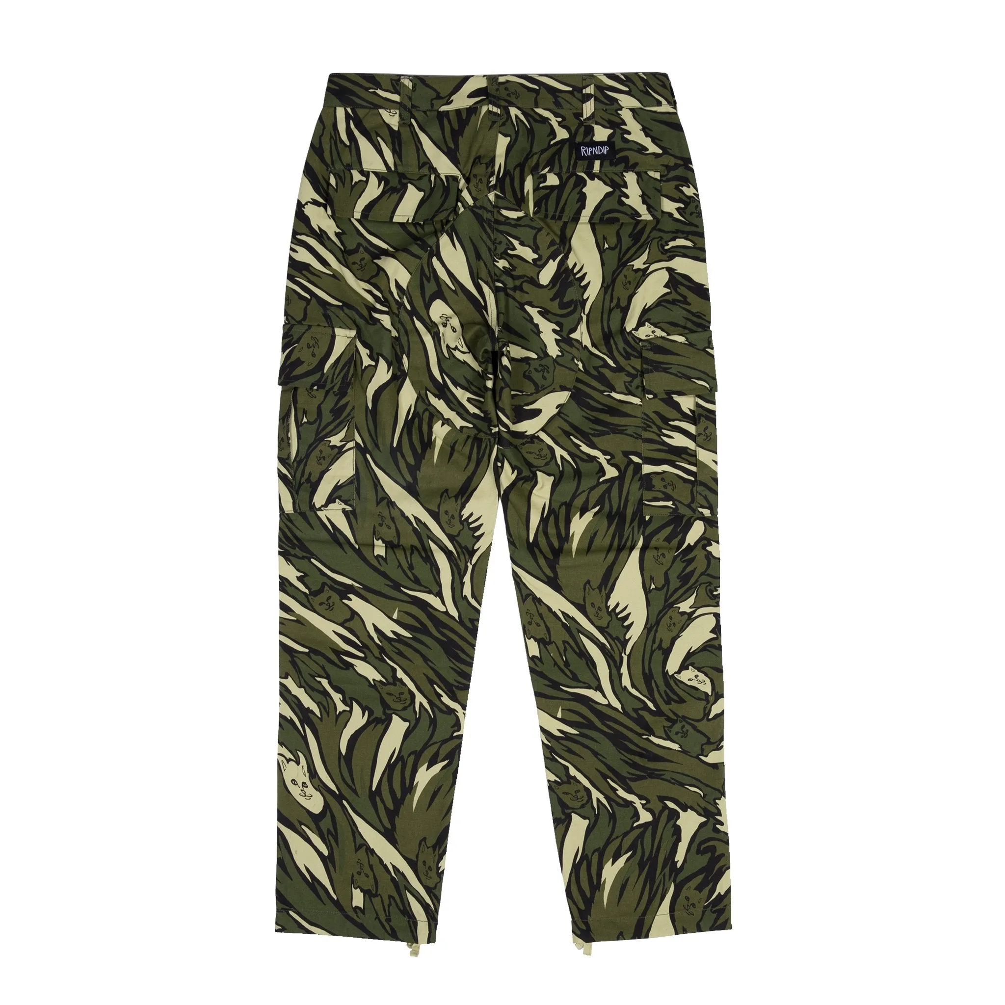 Tiger Nerm Cargo Pants (Green Camo)