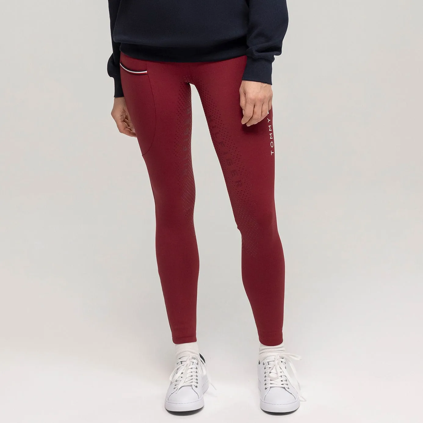 Tommy Hilfiger Elmira Winter Full Grip Leggings - Rouge