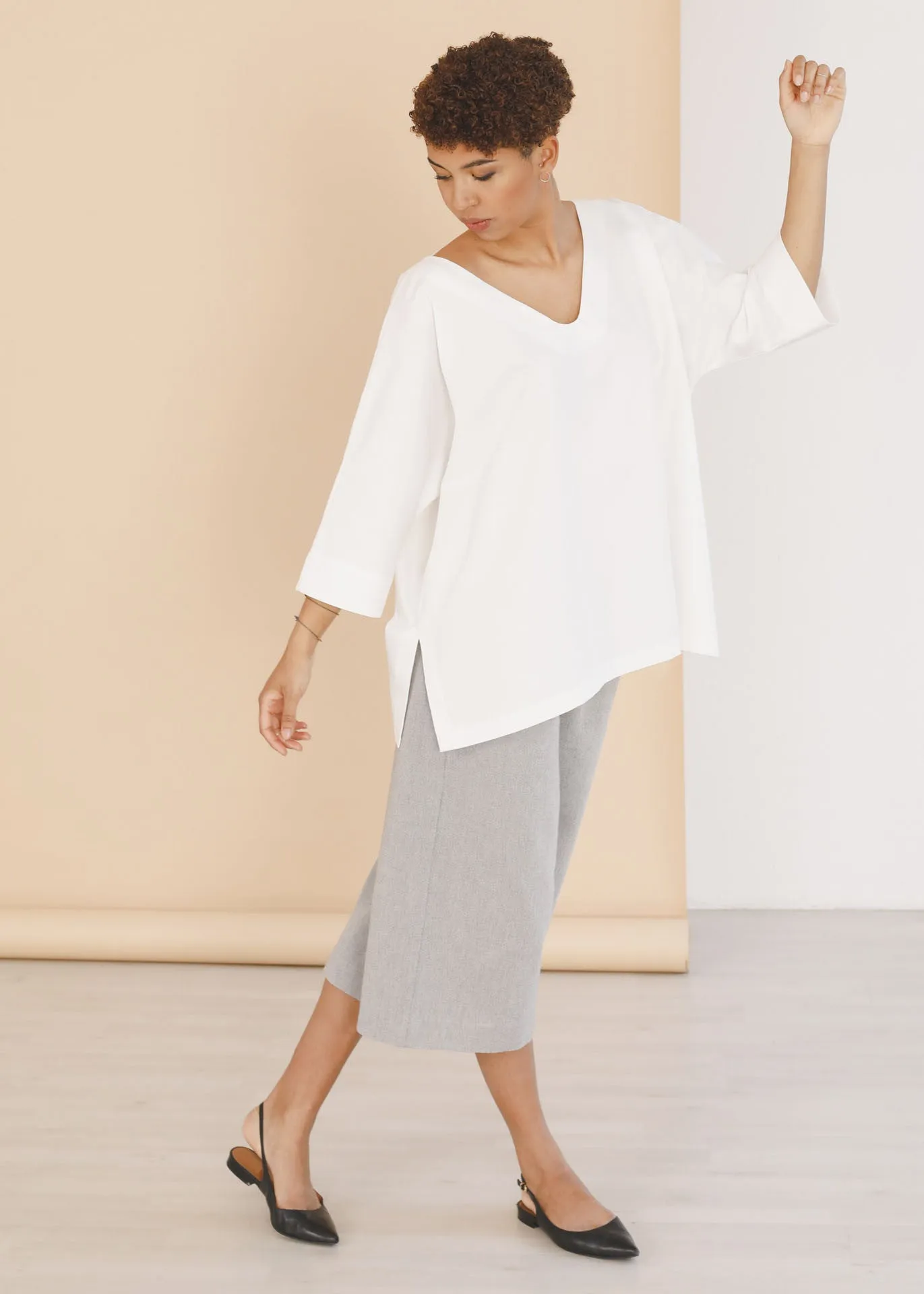 Triadic II – Wide-Leg Pants - 100% Cotton (organic) / 100 % Baumwolle (Bio)