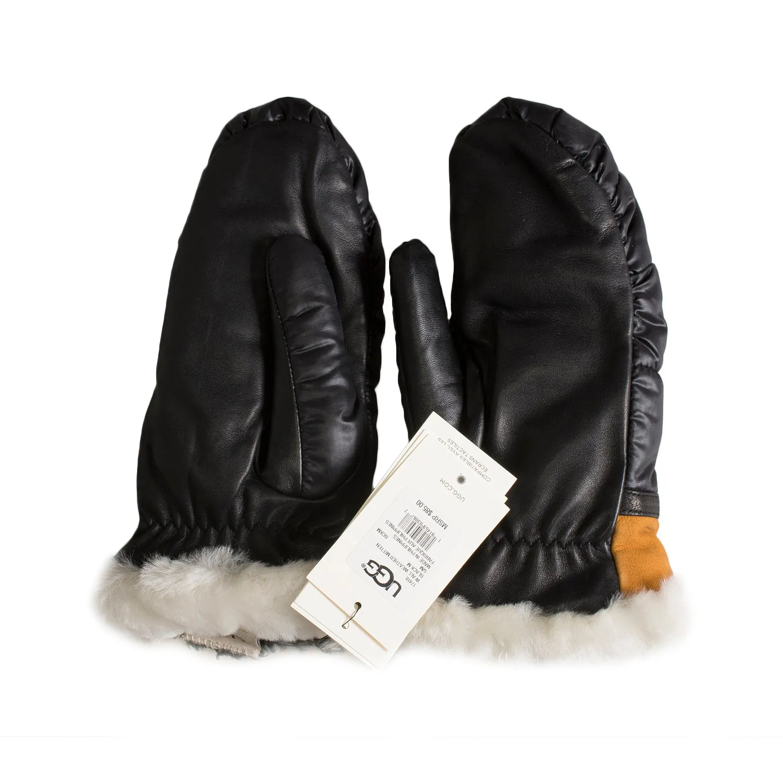 UGG All Weather Mitten Black Chestnut - Women's