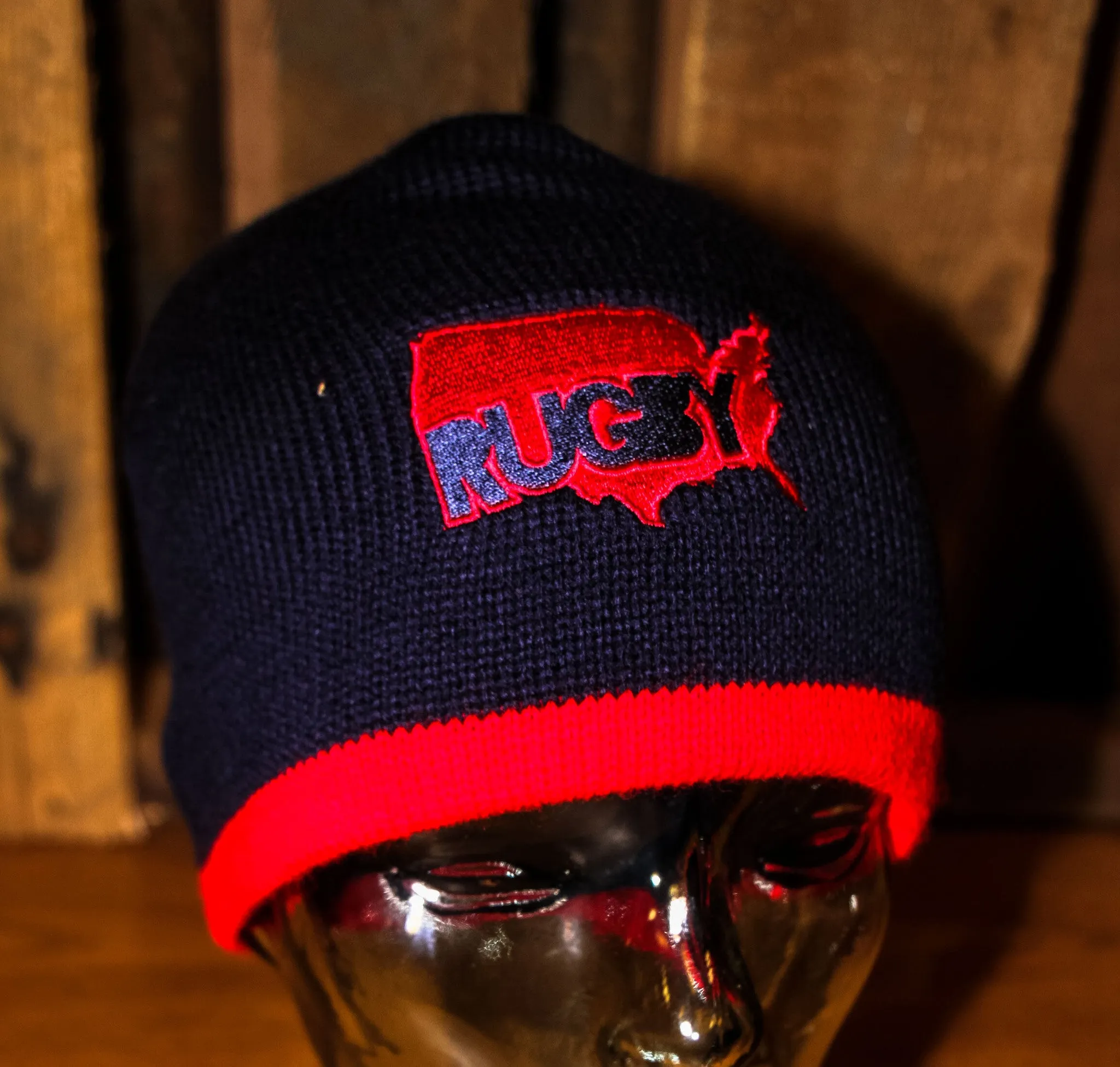 *USA Outline Knit Beanie