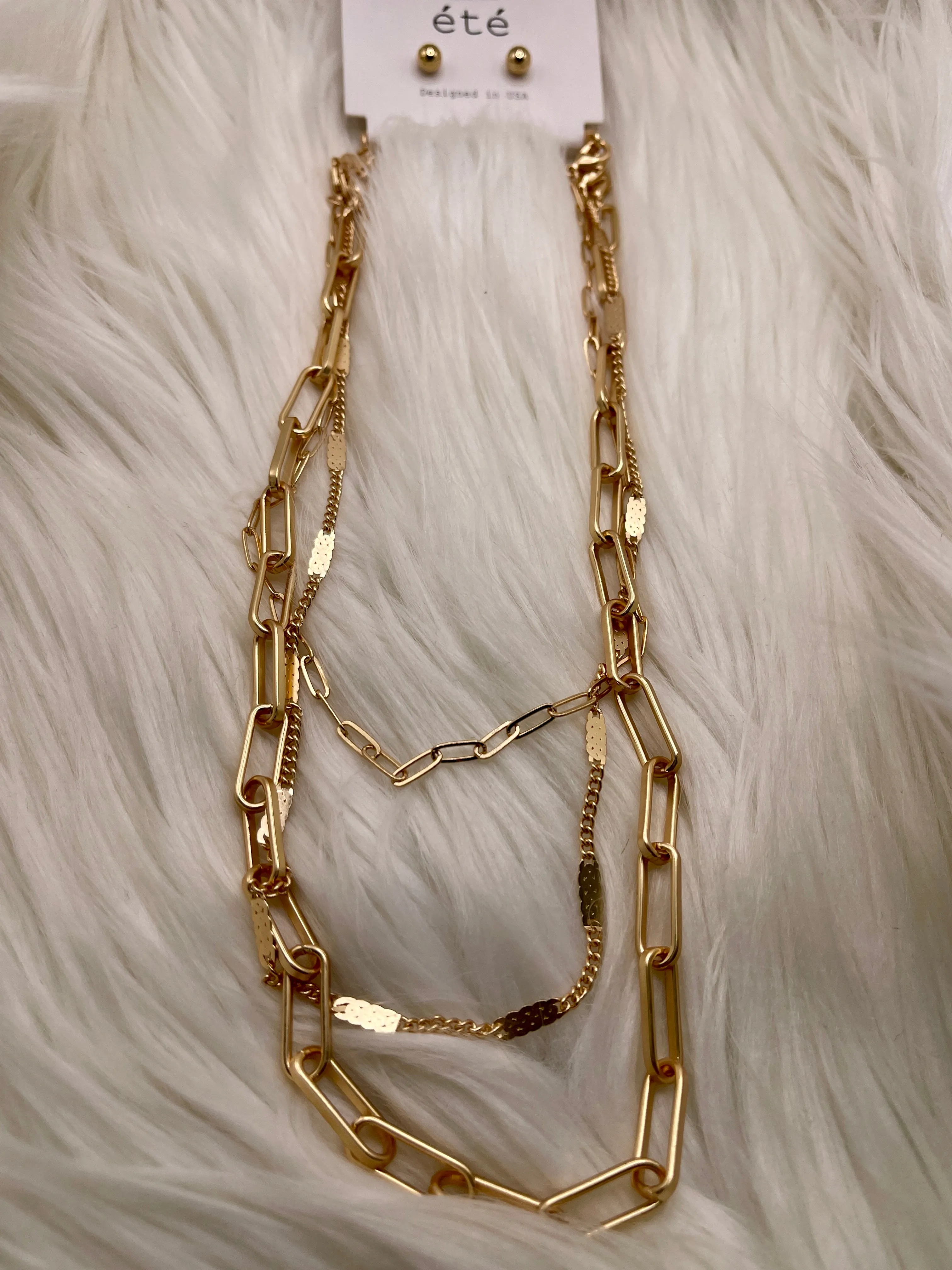 Versatile Multi Clasp Layered Necklace