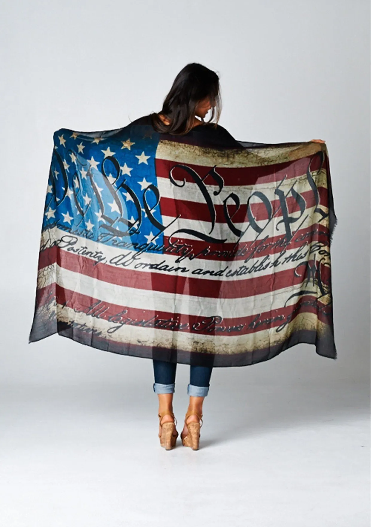 We the People Flag Scarf