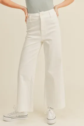 White Wide Leg Jeans