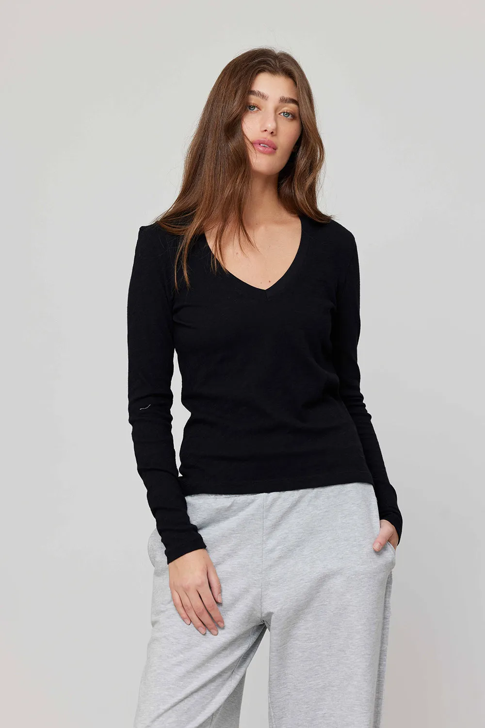 Women Long Sleeve T-Shirt Black