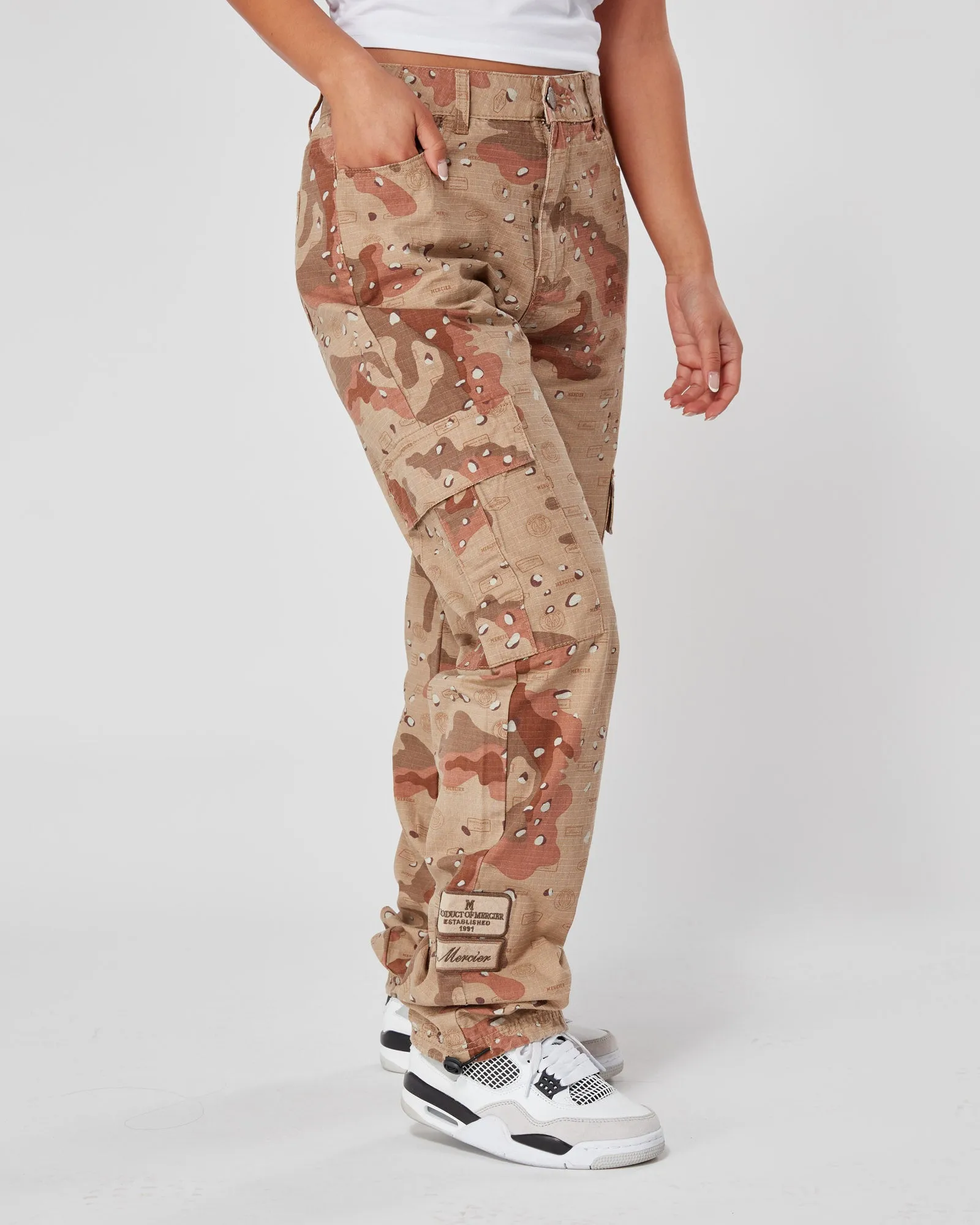 Womens Mercier Camo Cargo Pants