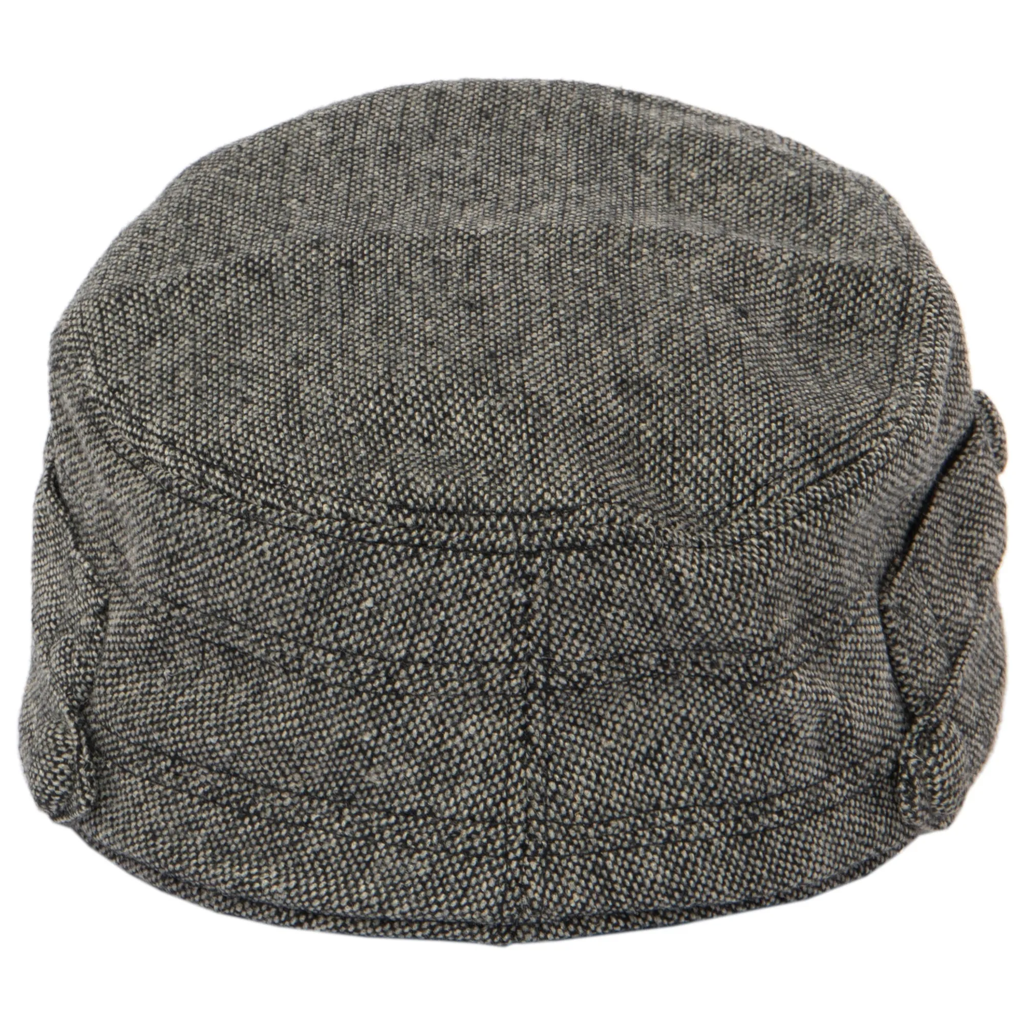 Women's Speckled Tweed Cap with Side Button