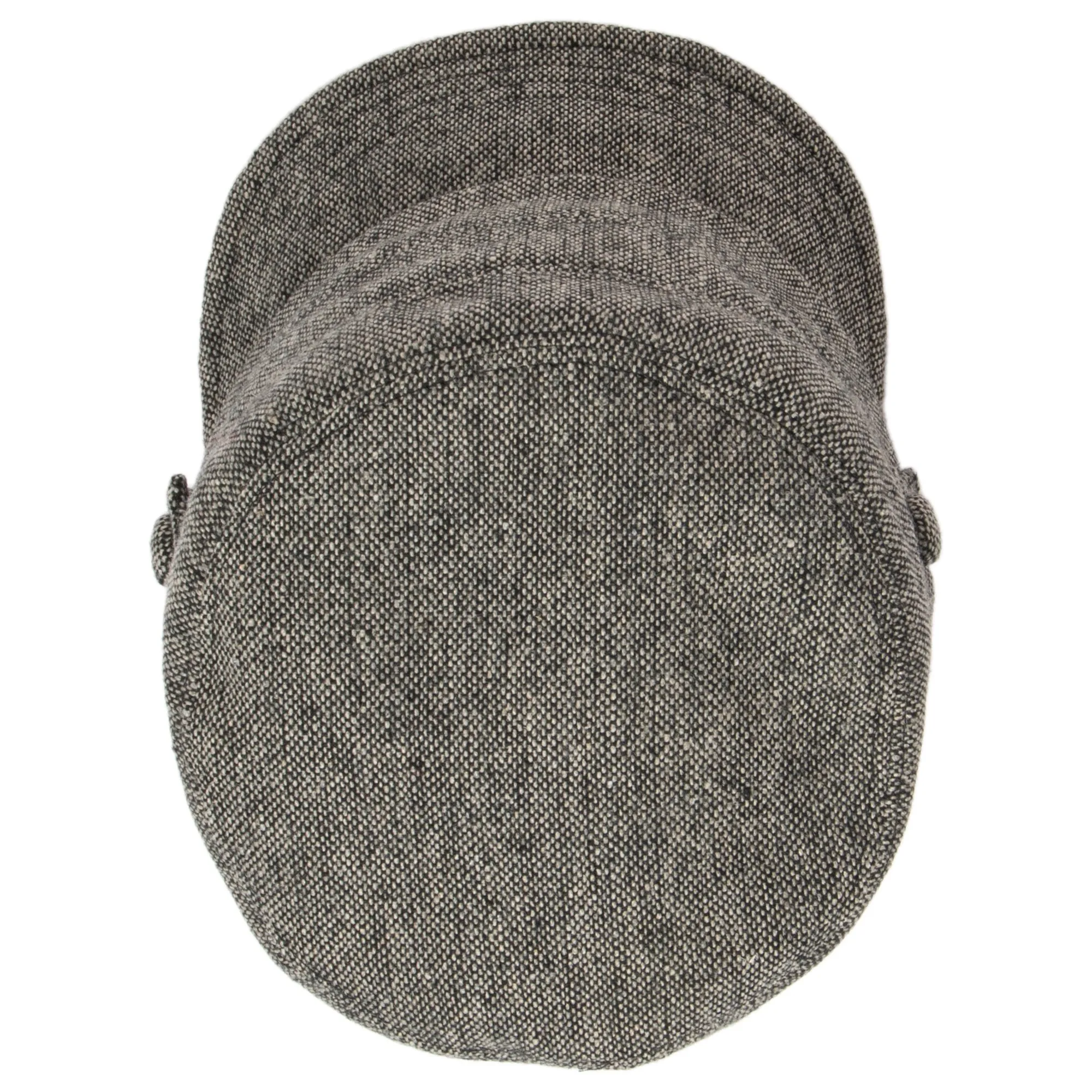 Women's Speckled Tweed Cap with Side Button